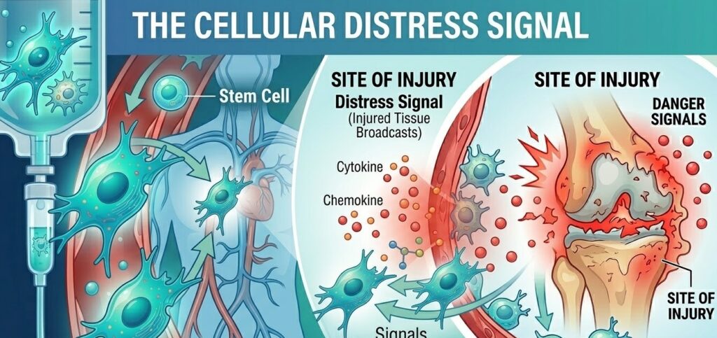 cellular distress signal