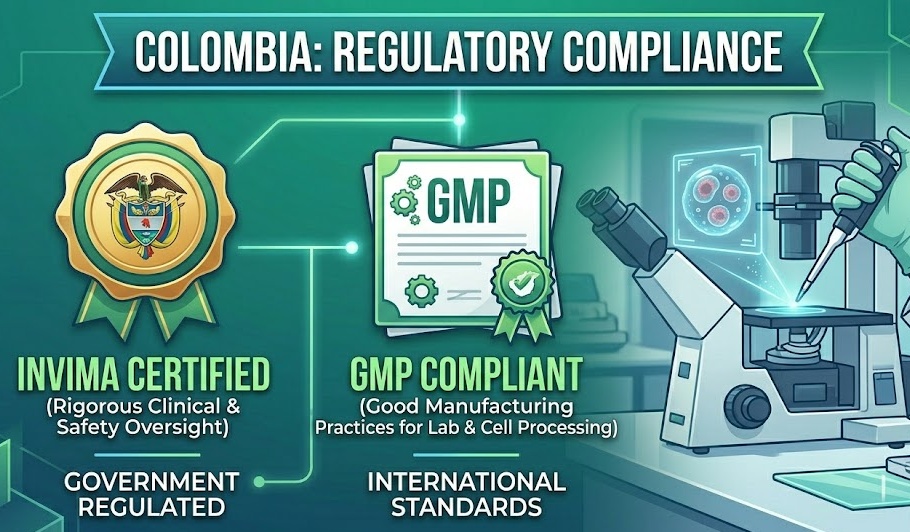 colombia regulatory compliance on stem cell therapies