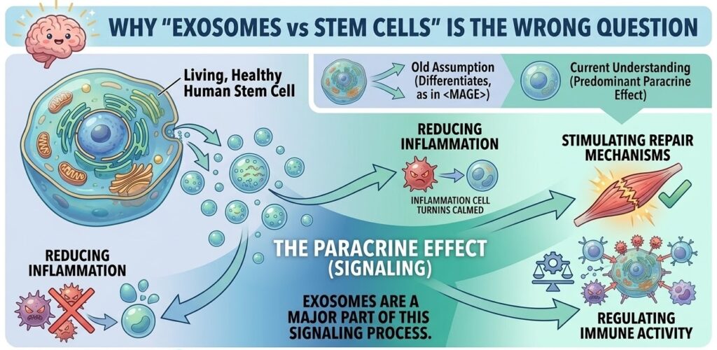 exosomes stem cells wrong question