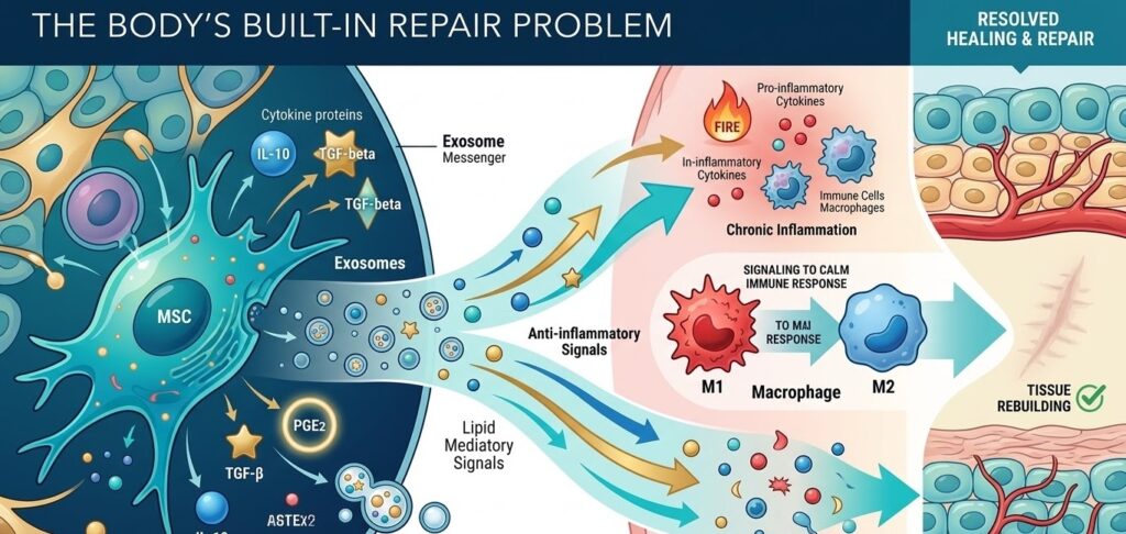 body's built in repair problem