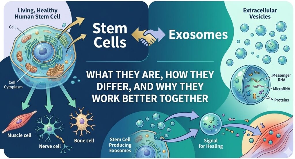 exosomes vs stem cells
