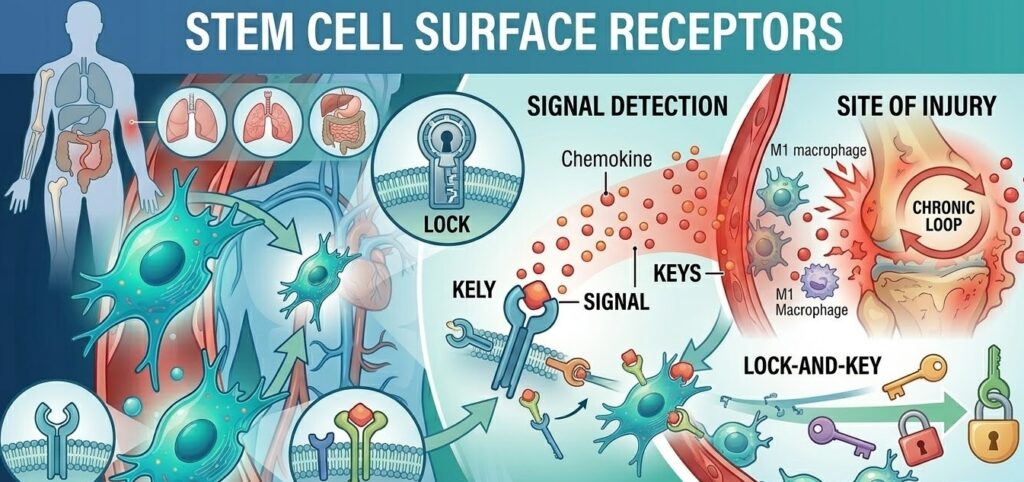 stem cell surface receptors