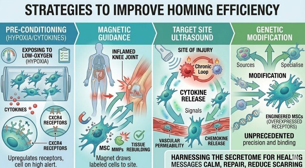 strategies to improve homing efficiency