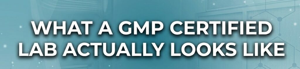 what a gmp certified lab looks like