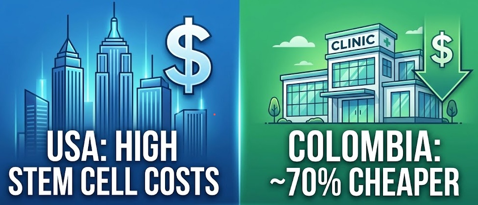 why stem cells are cheaper in colombia