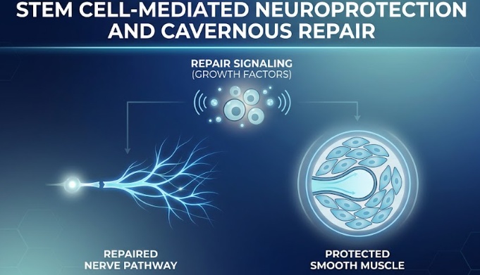stem cell mediated neuroprotection and cavernous repair